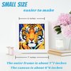 Libfx Diamond Art Kits for Kids with Frame Diamond Art for Kids Girls Boys Beginners Arts and Crafts for Kids Ages 8 9 10 12 Christmas Birthday Gifts (Tiger)