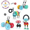 The Off Bits Jumbo Kit Educational Build Your Own Robot Toy, Stem Classroom Games for Group Play & Family, Valentine Birthday Gifts for Kids Montessori Play Kit, Steam Toys for Kids Ages 6 7 8 9+