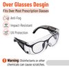 UNCO- Safety Goggles Over Glasses, Protective Goggles, Safety Goggles Anti Fog, Work, Safety Glasses Over Prescription