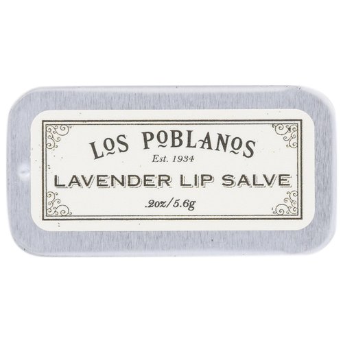 LOS POBLANOS Lavender Lip Salve, 0.2 OZ