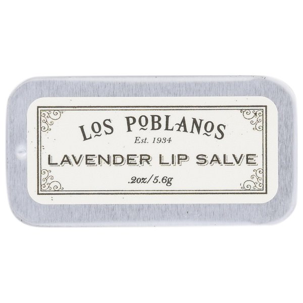 LOS POBLANOS Lavender Lip Salve, 0.2 OZ