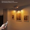 Olafus 2 Pack Wireless Picture Light Battery Operated, LED Spotlight Indoor with Remote, 2700K Warm White Art Light 3 Heads, Dimmable Timer Off Frame Painting Light for Gallery Portrait Shelf Artwork