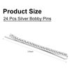 Amariver 24 Pcs Silver Rhinestone Bobby Pins for Women Girls Hair Clips with Crystal Rhinestones, Sparkly Hairpins for Hair Accessories