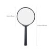 Magnifying Glass for Kids, 18 Pack Plastic Magnifier Hand Lens for Children Toy Class Teaching Reading Outdoor Searching IRCHLYN (Black)