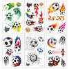 Konsait Football Tattoos Soccer Ball Tattoos Kids Children Temporary Transfer Tattoos Boys Birthday Party Bag & Stocking Fillers, 142PCS