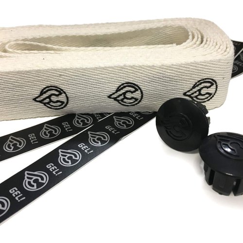 Cinelli Cotton Gel Ribbon Handlebar Tape, White