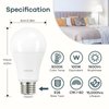 Linkind A19 LED Light Bulb, 100W Equivalent Light Bulbs, 14W 5000K Daylight, 1600 Lumens Non-Dimmable LED Bulb, E26 Standard Base, Energy Efficient UL Listed, 6-Pack
