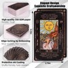 KLEDERY Tarot Cards for Beginners, Classic Tarot Cards with Meanings on Them, Durable Tarot Cards with Guide Book for Beginners (Black)