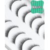 Natural Eyelashes Natural Look Small Lashes Short Eyelashes Natural Lashes False Eyelashes Wispy Eye Lashes Pack 10 Pairs D-M05