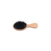Leadigol Wooden Handle Hair Brush, Scalp Massage Hair Brush Air Cushion Comb Durable Hair Styling Tool Portable Bristle Hair Comb for Women Men(brown)