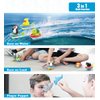 Dollibu Boat Racer Buddy, Fun Educational Bath Toy Finger Puppet Pull and Go Water Racing Sea Life Pal for Shower Pool Bathtub Swim Hard Surface - Baby Toddler and Boy - 6 Inch - 3 in 1 Game - Penguin