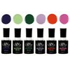 UV-NAILS Gel nail polish cure with UV or LED nail lamp gel polish for nails Set of 6 (MELBOURNE)
