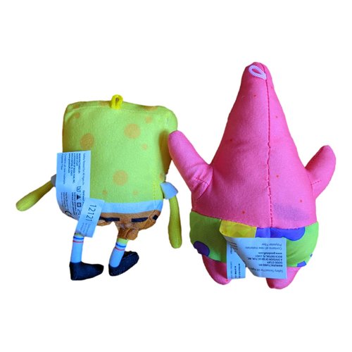 Spongebob 10 Inch and Patrick 11 Inch Stuffed Plush Doll Toy Set
