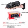Alloy Collectible Black Lamborghini Toy Pull Back Vehicles Diecast Cars Model with Light & Sound