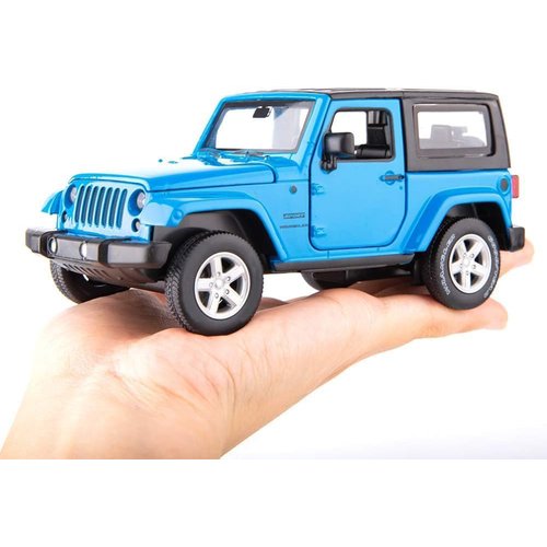TGRCM-CZ Diecast Model Cars Toy Cars, Wrangler Rubicon1:32 Scale Alloy Pull Back Toy Car with Sound and Light Toy for Girls and Boys Kids Toys (Blue)