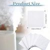 Square humidifier Essential Oil Pads Unscented Replacement Aroma Pads White Essential Oil Diffuser Pads Simply Diffusers Oil Pads Humidifier Accessories for Car Room Air (100 Pieces)