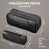 Scotte PU Leather Tobacco Smoking Wood Pipe Pouch case/Bag for 2 Tobacco Pipe and Other Accessories(Does not Include Pipes and Accessories)