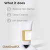 GoldSnailRX Advanced Snail Mucin Gel Cleanser, 5.07 Fl oz/150 ml Rich Daily Deep Cleansing for Dry & Sensative Skin Luxury Korean Skincare Not Tested on Animals No Parabens
