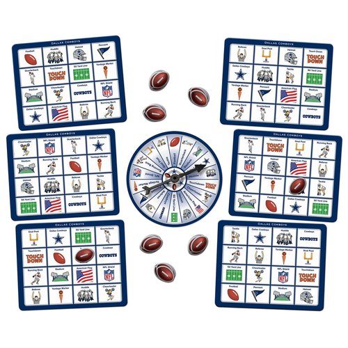 Masterpieces Kids Games - NFL Dallas Cowboys Bingo Game