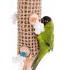 Penn-Plax Bird-Life Natural Weave Kabob Bird Toy – Made of Seagrass Fiber and Wooden Blocks – 12” for All Breeds