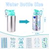 Kids Christmas Gifts, Christmas Stocking Stuffers Gift for Girls, 5 6 7 8 9 10 Year Old Girl Birthday Gift, Decorate Your Own Water Bottle with Stickers for Kids, Arts and Crafts for Kids Ages 8-12