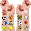 101 PCS Sports Ball Temporary Tattoos Themed Birthday Party Decorations Favors Supplies Decor Cute Basketball Football Baseball Soccer Tattoo Stickers Gifts For Boys Girls Class Prizes Carnival