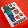 Minecraft: Wall-Clings - 50+ Vinyl Stickers, Wall Decals, Characters-Objects-Landscape Game Themed Designs, Room Decor, Self-Adhesive, Licensed