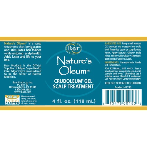 Nature&#39;s Oleum Crude Oil Scalp Treatment Gel - Crudeoleum