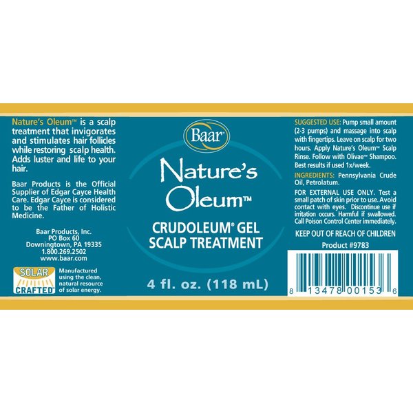 Nature's Oleum Crude Oil Scalp Treatment Gel - Crudeoleum