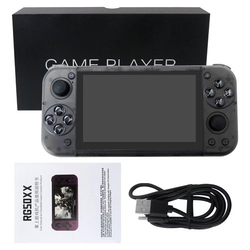 5 Inch HD Screen RG50XX Handheld Retro Game Console Game Joystick Support for Linux System | 19+Simulator | 30+Game Format