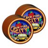 New York City NYC Birthday Party Supplies Set Plates Napkins Cups Tableware Kit for 16