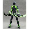 T13 (Assembly Completed) 3D Printed Action Figure,Dummy 13 Robot Action Figure, T13 Collectible Action Figure Articulated, for Collectors Desktop Decorations, muñeco de acción (Black Green)