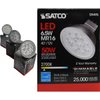SATCO S9495 Reflector LED Light Bulb MR16 6.5 Watt 12 Volt 2700K Warm White Light 40 deg. Beam Angle; GU5.3 Base (12 LED Light Bulbs)