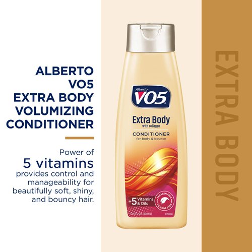 Alberto VO5 Extra Body Volumizing Conditioner - 12.5 Fl Oz - Keep Your Hair Looking and Feeling Gorgeou