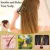 Wooden Massage Comb, Sandalwood Head Scalp Massage ToolNo Static Wide Tooth Scalp Stimulator Gua Sha Body Hair Comb for Men Women