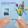 OSDUE Mini Bricks Flower Bouquet Building Sets, Artificial Flowers, DIY Unique Decoration Home, 534 Pieces Botanical Collection for Couples Women Wife for Valentine's Day
