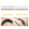 Premade Volume Eyelash Extensions 3D-D-0.10-09 Long Stem Premade Fans Eyelash Extensions .07 .10 Premade Volume Fans Volume Lash Extensions C D Curl(3D-D-0.10,9 mm)