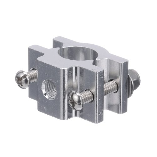 Attwood 5074-3 Sure-Grip Rod Holder Mounting Base — Clamp-On Rail Base, Fits Round Rail Up to 7/8-In. Diameter, Extruded Aluminum