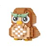 Owl Micro Building Bricks Kits, Cute Birds Mini Building Blocks Set, Colorful Animals Toy Educational Creative Model Building, for Girls and Boys Age 8-17, Gift for Christmas, Birthday