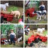 EOIVSH Farm Animal Figures Toys for Kids Toddlers, 22pcs Farm Figurines Playset Includes Farmer Tractor Figures, Realistic Barn Toy Pretend Play Set for Boys Girls 3-12 Years Old