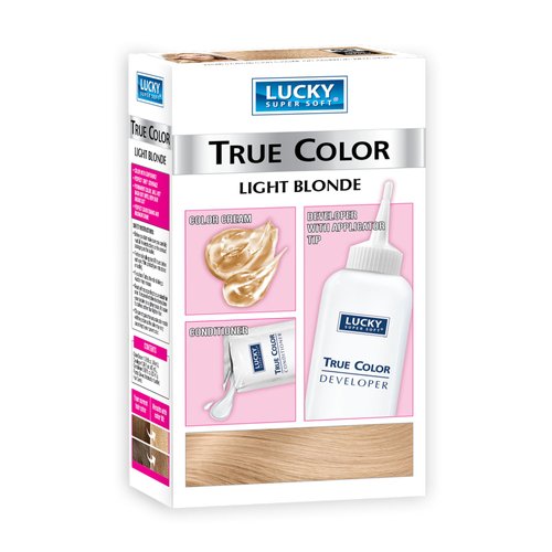 Lucky Super Soft Women's Hair Color, Light Blonde