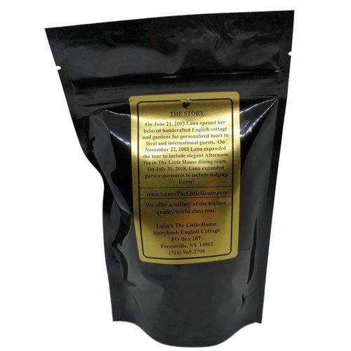 Lana's The Little House Snowflake Tea, Black Tea with Coconut & Almond Flakes, Loose Tea - 4 ounces