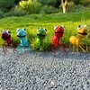 Cruis Cuka Metal Yard Art Cute Ant 5 Pcs Garden Decor for Outside Lawn Ornaments Porch Backyard Wall Sculpture Fence Decorations