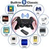 Wireless Retro Game Console, Nostalgia Stick Game Handheld Game Console with 20,000+ Games Built in and 9 Emulators Plug and Play Video Games for Tv