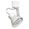 WAC Lighting, TK-103 Line Voltage Track Head with 8W GU10 LED Bulb in White for H Track