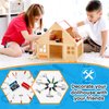 Aoriher 23 Pieces 1:12 Miniature Dollhouse Tools Dollhouse Metal Repair Tool Miniature Scene Model Work Tools with 2 Tin Boxes for Dollhouse Decoration Child Pretend Toy DIY Crafts Ornament