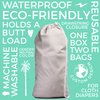 Diaper Dekor Cloth Diaper Liner | 2 Count | Gray | Perfect for Cloth Diapers | Just Step – Drop – Done | Quick & Easy to Replace | Fits the Diaper Dekor Plus Hands-Free Diaper Pail | Machine Washable