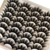 Gmagictobo False Eyelashes 20MM Thick Mink Lashes Pack 16 Pairs Fluffy Dramatic Fake Eyelashes 2 Styles 5D Long Soft Handmade Eye Lashes Multipack