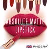 Phoera ABSOLUTE VELVET MATTE LIPSTICK LONG LASTING WATERPROOF PIGMENT MAKEUP (105 Fascinate)