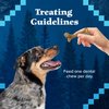 Blue Buffalo Wilderness Trail Treats Wild Bones Large Dental Chews, Grain-Free Dog Bones for Large Dogs Made with Natural Ingredients, 10-oz Bag